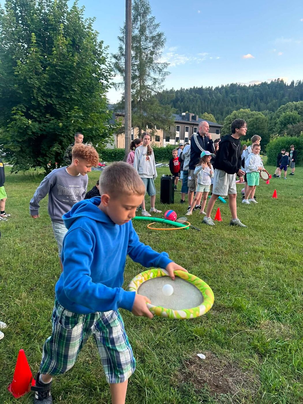 Zabawy sportowe na świeżym powietrzu